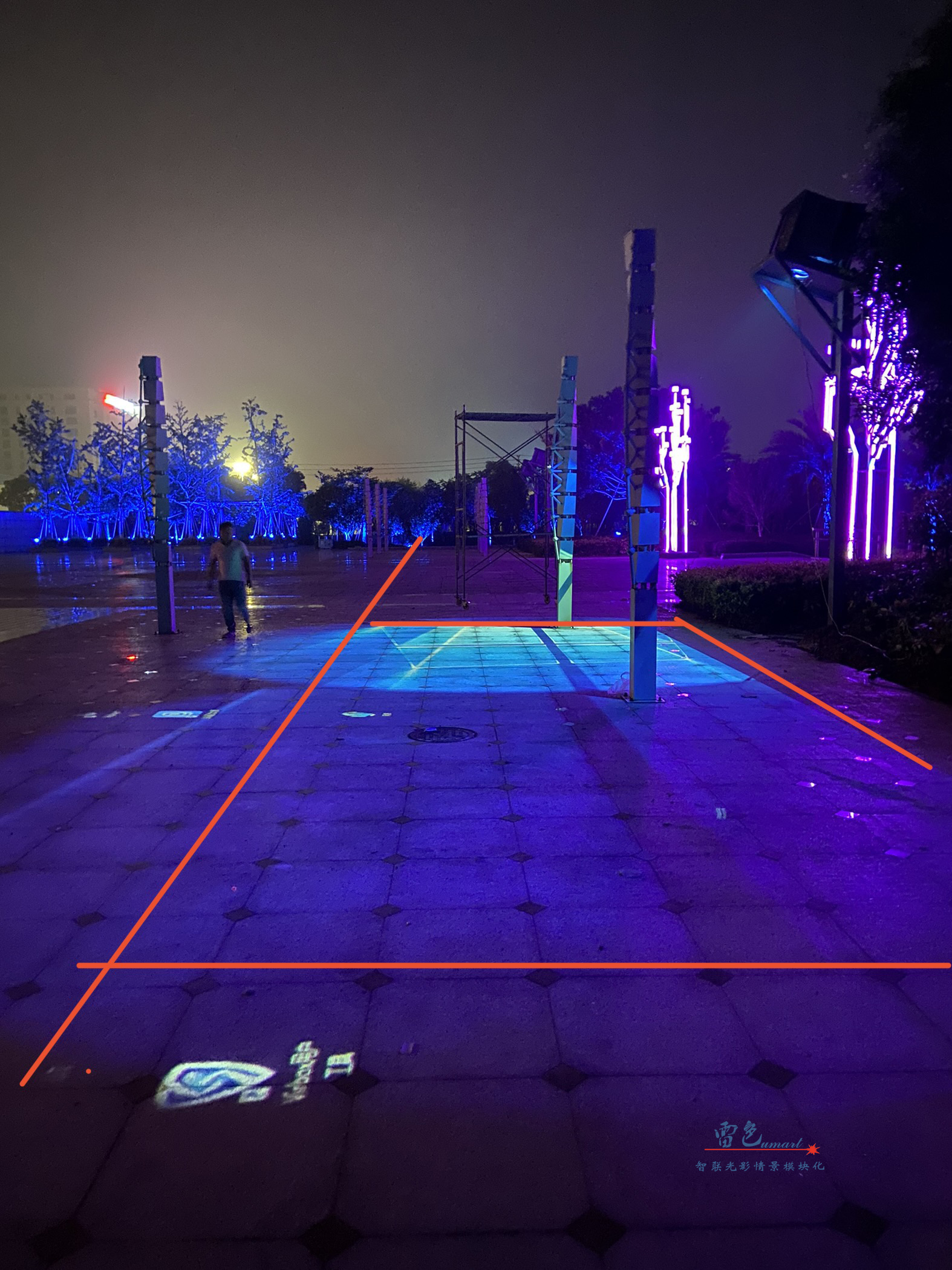 雷色光電為清素公園打造戶外地面互動(dòng)項(xiàng)目(圖5)