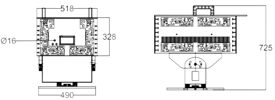 40W綠色動(dòng)漫激光投影燈 LS-D-G40(圖1)